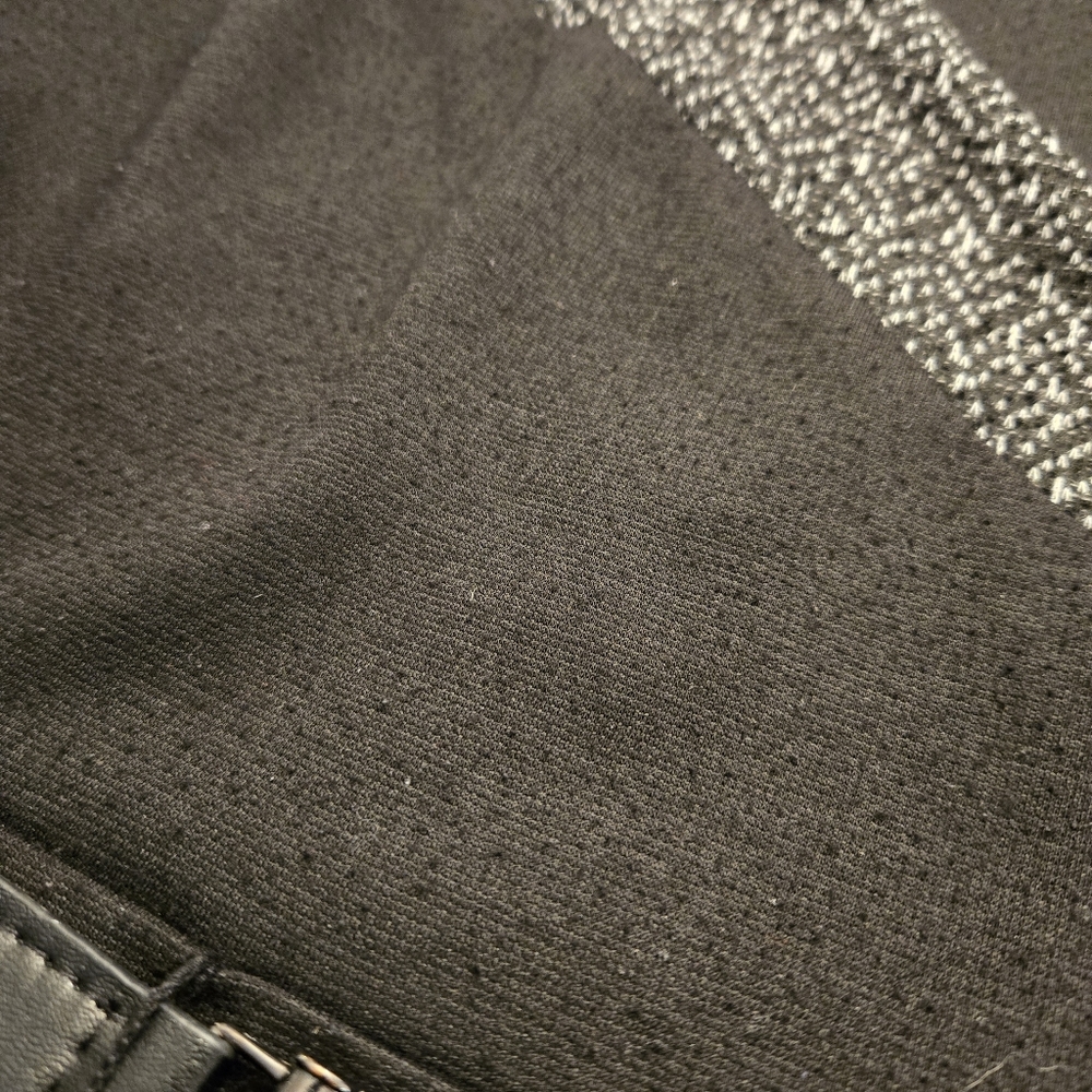 Slimming Black and Gray Women's Dress - Picture 4 of 9